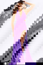 pleated bodice cut out dress 46500