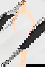 black bodycon contemporary dress 46641