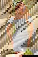 fitted pleated bodice short dress 46733