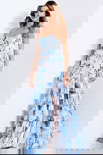 high slit beaded dress 46873