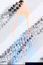 high slit beaded dress 46873