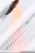 Elegant rhinestone-embellished evening dress