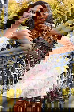 short floral print dress 47281