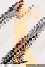 gold layered dress 47301