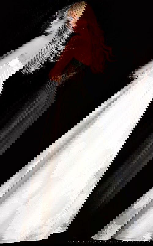 white a line ball gown 47327_