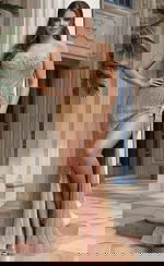 Strapless beaded gown with contoured silhouette and flowing hem