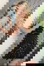 fitted little black dress 47420