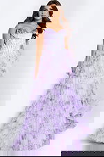 purple corset dress 47440