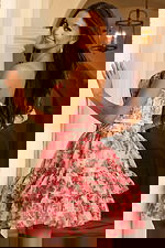 fit and flare floral dress 47605