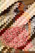 floral short dress 47605