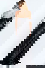 back of off the shoulder dress 47607