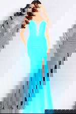 sequin blue dress 47610