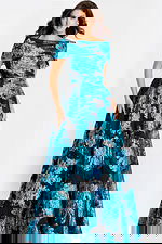 a line high neck dress 47630