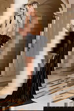 short little black dress with bow detail