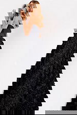 black strapless ball gown 47695