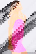 Fitted embellished short dress with sequins and bead details 47714