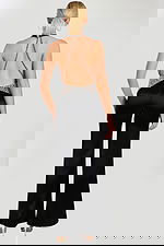 backless embellished jumpsuit 47720