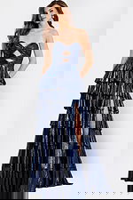 starpless high slit dress 47742