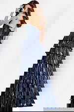 strapless layered dress 47742