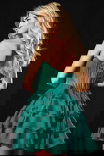 green corset bodice dress 47763