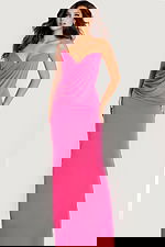 strapless pleated dress 47831