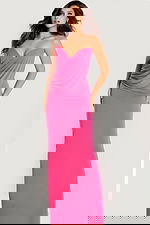 strapless pleated dress 47831