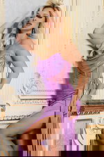 high slit long prom dress 47877