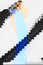 Ruffled one shoulder dress 48002