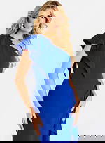 one shoulder fitted dress 48002