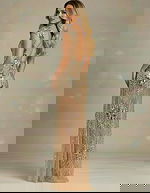 backless sheer dress 48051