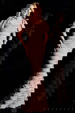 short sleeves nude dress 48057