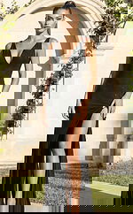 v heckline beaded sheath black dress 48069