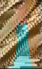 green backless mermaid dress 48069