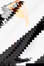 black embellished velvet dress 48087