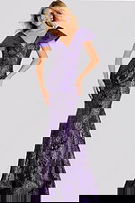 floral purple evening dress 48110