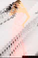 Timeless strapless prom dress with bow detail