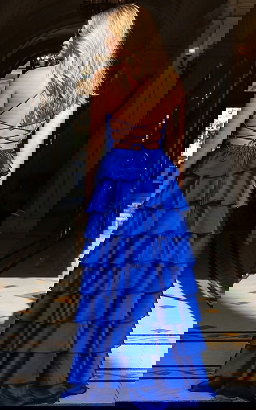 layered prom dress 48295