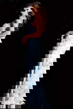 blue floral dress 48308