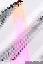 backless satin dress 48315