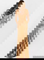 open back satin prom dress 48326