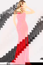 Sparkling sequin dress with thin straps