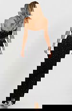 back of beaded gown 48372