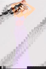 lilac beaded dress 48375