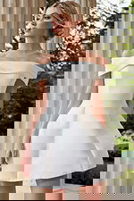 off the shoulder off white dress 48453