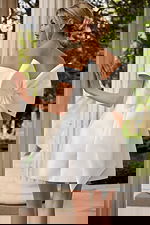 off the shoulder short wedding dress 48453