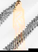 multi color silver dress 48550