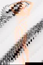 silver beaded dress 48550