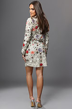 floral embroidered sequin jacket and mini skirt set dress