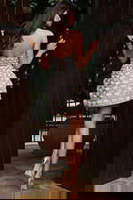 Jovani 48592 nude ivory strapless short A line dress back view showing scalloped pearl and crystal fan beadwork throughout with zipper closure