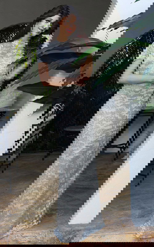 silver short sleeve sheath dress 48595